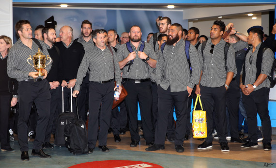 Retour des All Blacks en Nouvelle Zelande