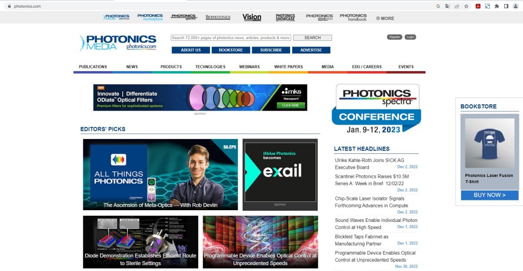 EXAIL www.photonics.com